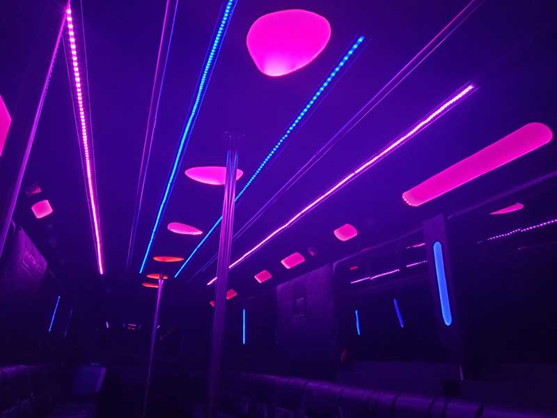Seattle Party Limo bus image from the homepage fleet gallery