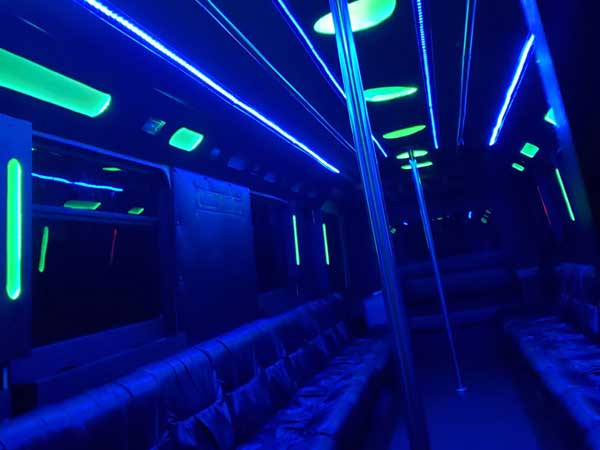 Seattle Party Limo actual bus photo from the homepage gallery section
