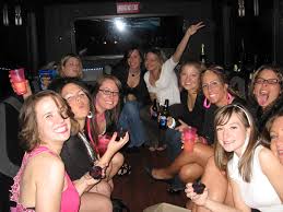 Bachelorette party transportation photo from Seattle Party Limo live gallery