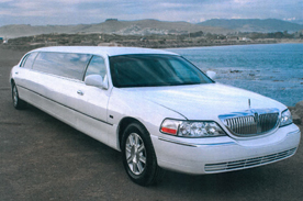 Luxury limousine service vehicle ready for Seattle group transportation