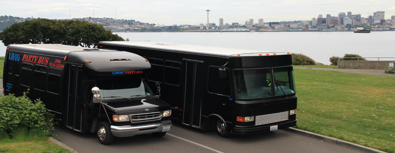 Renton Party Bus Rental | Luxury 24-34 Passenger Buses